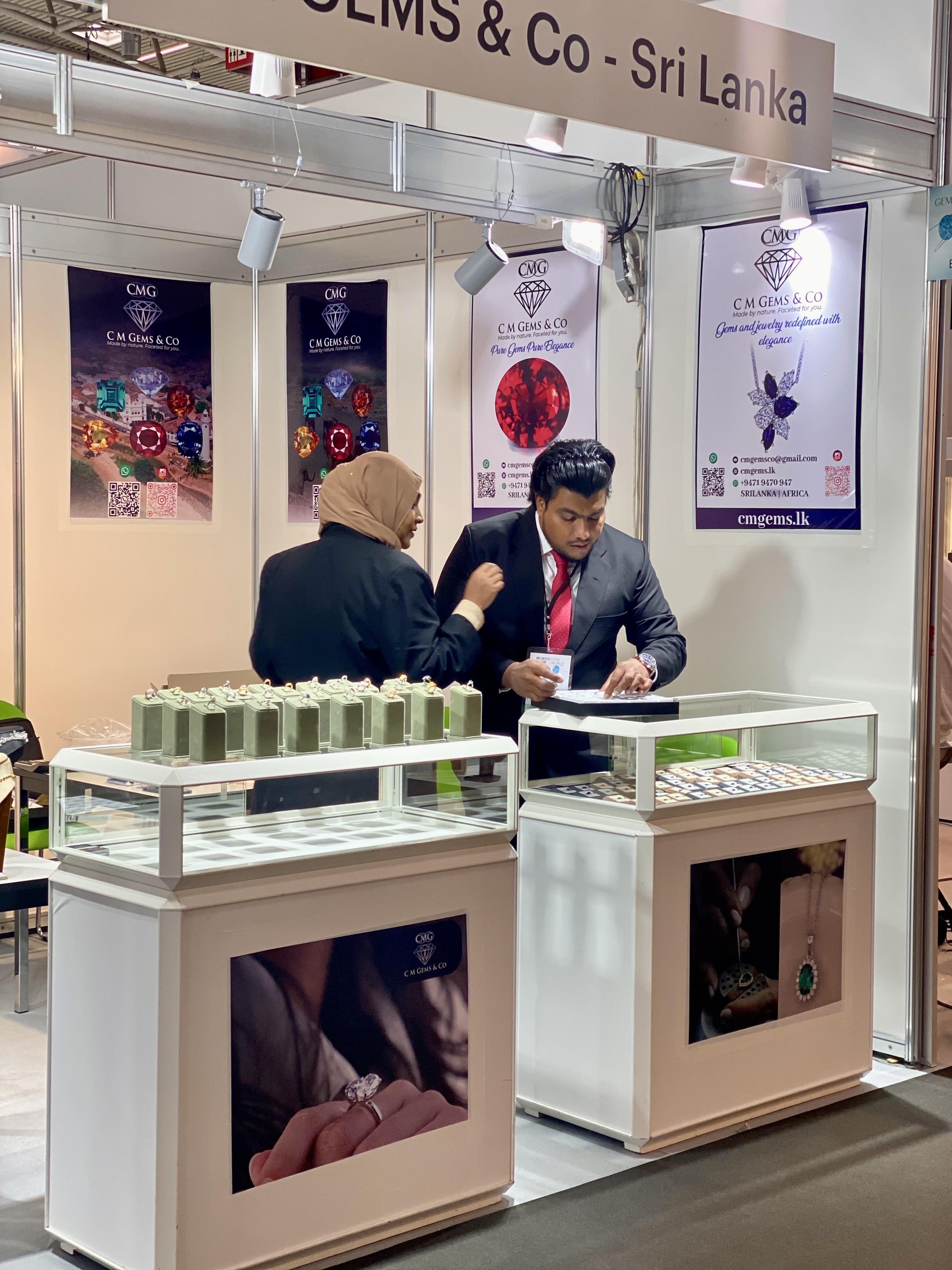 C M Gems at Munich International Exhibition